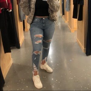 Super High Rise Jeggings Crop